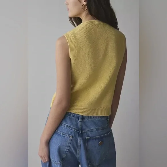 BDG Santorini Cropped Sweater Vest - Picture 4 of 4